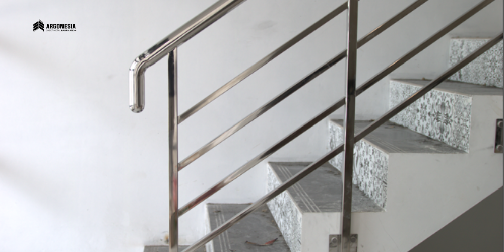 Railing tangga Stainless